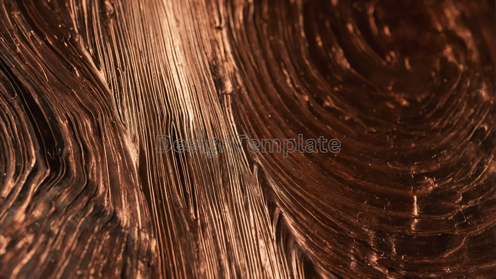 Warm Copper Vertical Streaks Wallpaper